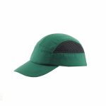 Grey Baseball Style Bump Caps for Industrial Use