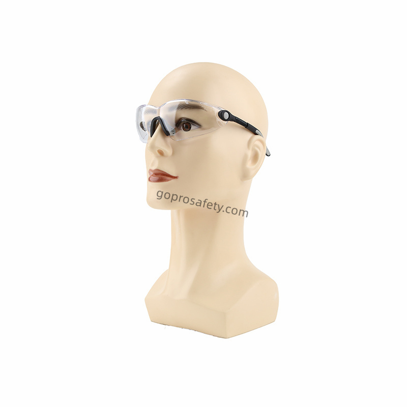 Clear Protective Glasses with Height & Width Adjustable Temples