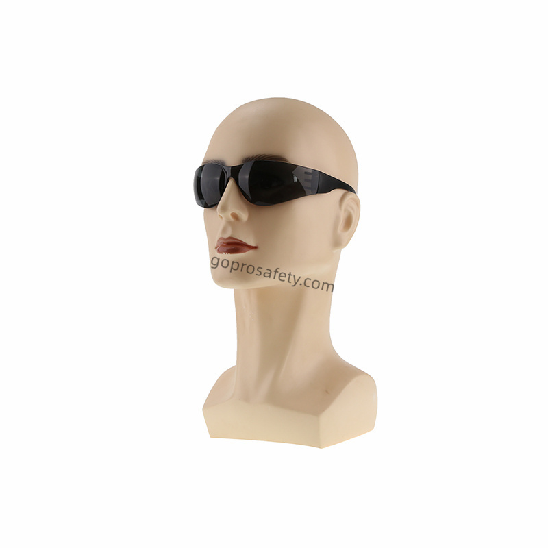 Frameless Safety Glasses with Clear Polycarbonate Lenses