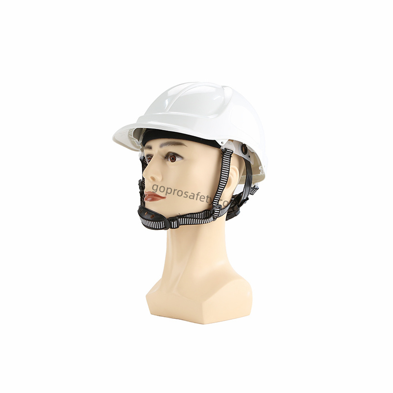 Lightweight Front Brim Safety Helmet with Rotating Rear Adjustment