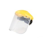 &raquo; Yellow Top Safety Face Shield with Clear Visor